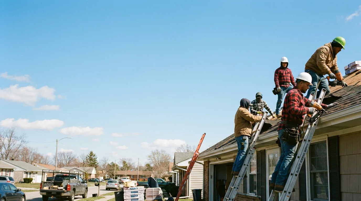 Roofing in Hext, TX near me